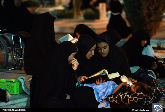 مراسم احیای شب بیست‌ویکم ماه مبارک رمضان دربهشت رضا(ع) / عکس: علی عبداللهی / شهرآرا