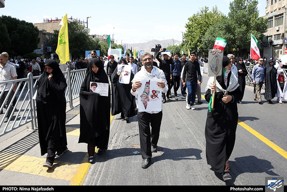 راهپیمایی روز قدس / عکس: نیما نجف زاده / شهرآرا 