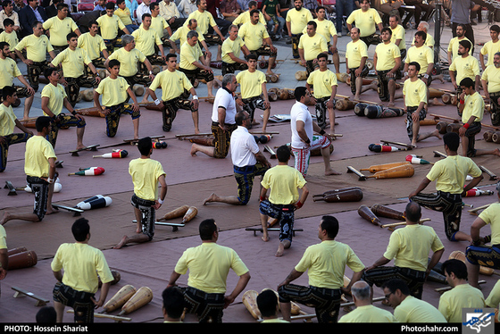مراسم بزرگداشت روز فرهنگ پهلوانی و ورزش زورخانه ای / عکس: حسین شریعت / شهرآرا