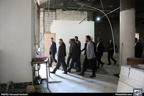 بازدید استاندار از پروژه کتابخانه مرکزی مشهد / عکس : فرنوش فرشچی / شهرآرا