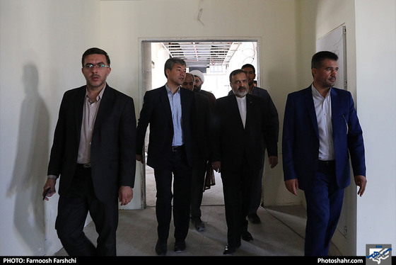 بازدید استاندار از پروژه کتابخانه مرکزی مشهد / عکس : فرنوش فرشچی / شهرآرا