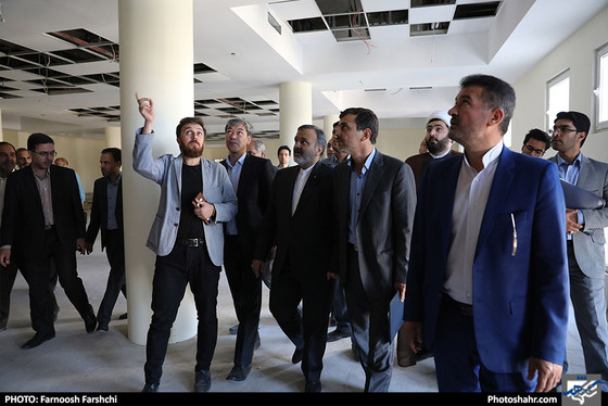 بازدید استاندار از پروژه کتابخانه مرکزی مشهد / عکس : فرنوش فرشچی / شهرآرا