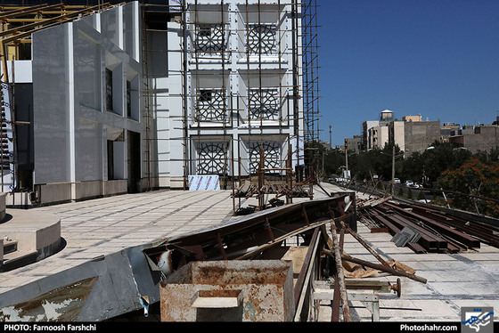 بازدید استاندار از پروژه کتابخانه مرکزی مشهد / عکس : فرنوش فرشچی / شهرآرا