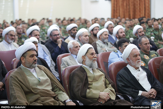 مراسم تکریم ومعارفه مدیریت عقیدتی سیاسی قرارگاه منطقه ای شمال شرق / عکس: علی عبداللهی / شهرآرا