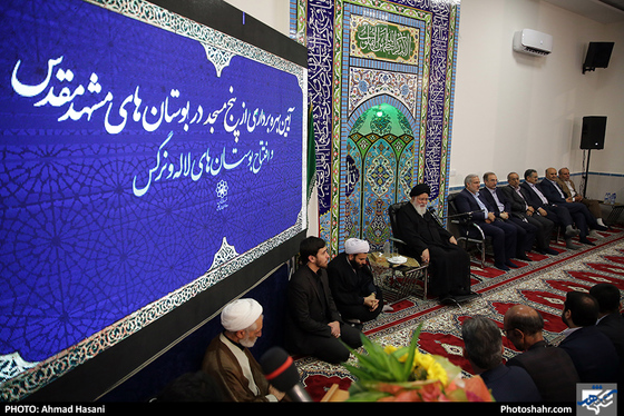 آئین بهره برداری از 5 مسجد در بوستانهای سطح شهر و بوستان لاله و نرگس در منطقه پنجتن / عکس: احمد حسنی / شهرآرا