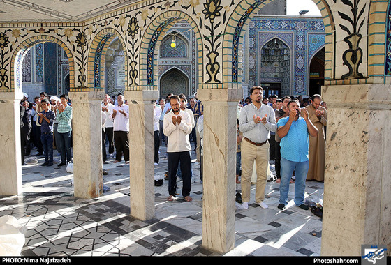 نماز عید قربان در حرم مطهر رضوی‎ / عکس: نیما نجف زاده / شهرآرا