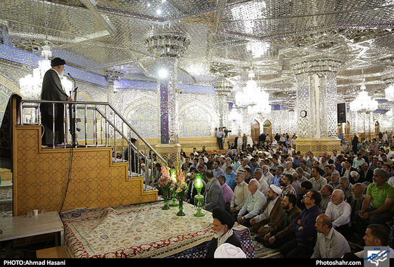 نماز عید قربان در حرم مطهر رضوی‎ / عکس: احمدحسنی / شهرآرا