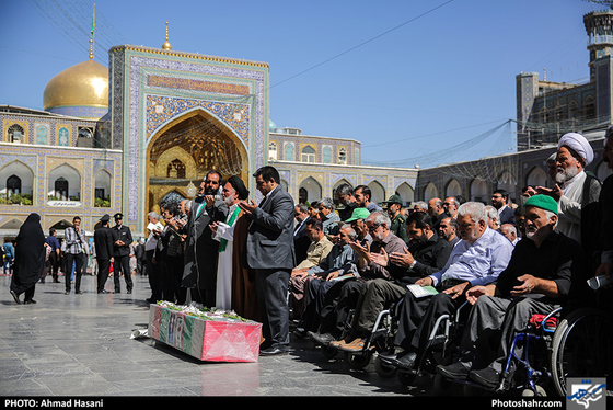 تشییع پیکر جانباز شھید قربانزاده / عکس: احمد حسنی /شهرآرا