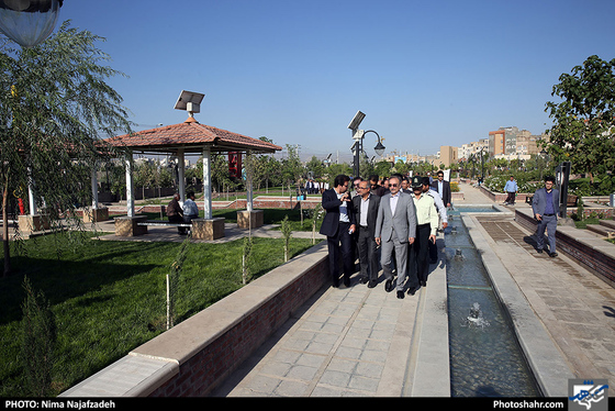 افتتاح بوستان موضوعی دانش / عکس: نیما نجف زاده / شهرآرا