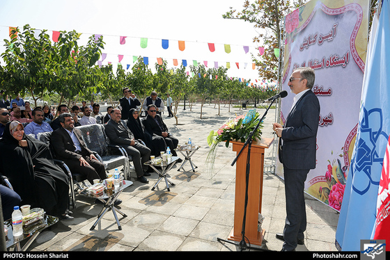 آئین گشایش ایستگاه استقبال از زائر در منطقه 10 / عکس: حسین شریعت / شهرآرا