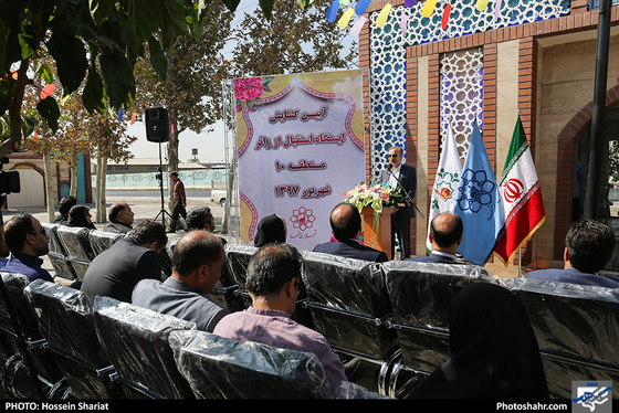 آئین گشایش ایستگاه استقبال از زائر در منطقه 10 / عکس: حسین شریعت / شهرآرا