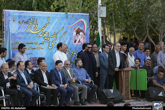 مراسم افتتاح گود کشتی باچوخه شهید بابانظر / عکس: علی عبدالهی / شهرآرا