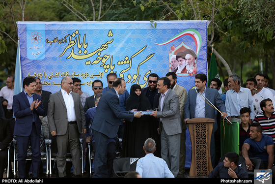 مراسم افتتاح گود کشتی باچوخه شهید بابانظر / عکس: علی عبدالهی / شهرآرا
