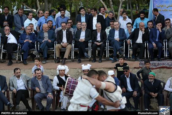 مراسم افتتاح گود کشتی باچوخه شهید بابانظر / عکس: علی عبدالهی / شهرآرا