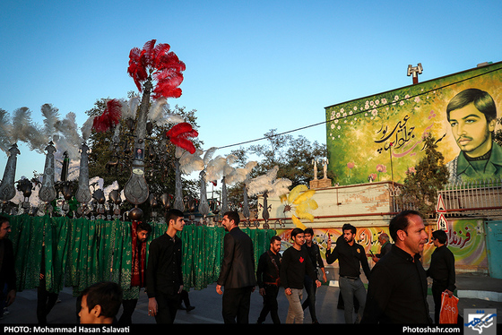 ورود نمادین کاروان امام حسین (ع) به کربلا / عکس: محمدحسن صلواتی / شهرآرا