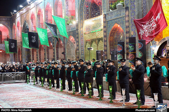 شام غریبان حسینی در حرم مطهر رضوی / عکس: نیما نجف زاده / شهرآرا