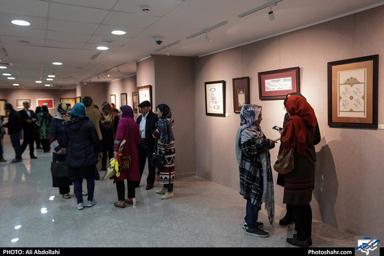 نمایشگاه خوشنوسی هشتمین مهرگان / عکس: علی عبداللهی / شهرآرا