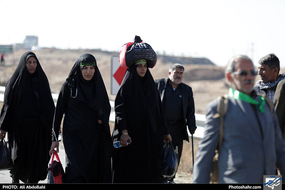  زائران پیاده امام رضا (ع) | عکس : علی عبداللهی / شهرآرا