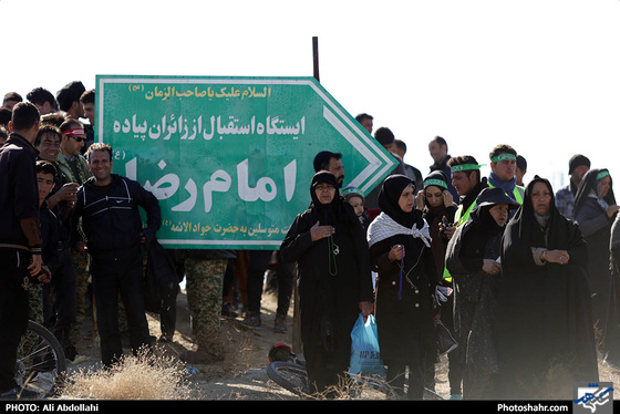  زائران پیاده امام رضا (ع) | عکس : علی عبداللهی / شهرآرا