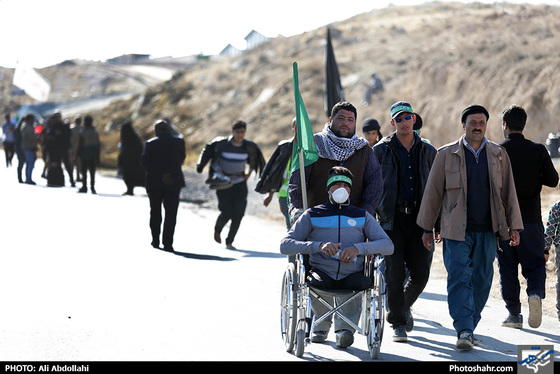  زائران پیاده امام رضا (ع) | عکس : علی عبداللهی / شهرآرا