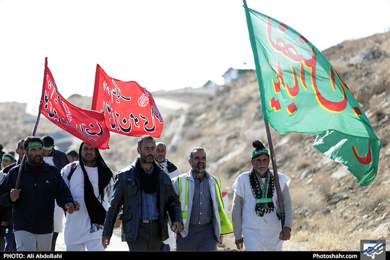  زائران پیاده امام رضا (ع) | عکس : علی عبداللهی / شهرآرا