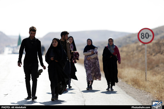  زائران پیاده امام رضا (ع) | عکس : علی عبداللهی / شهرآرا