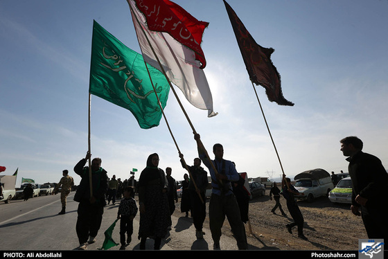  زائران پیاده امام رضا (ع) | عکس : علی عبداللهی / شهرآرا