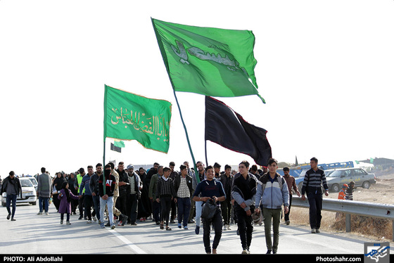  زائران پیاده امام رضا (ع) | عکس : علی عبداللهی / شهرآرا