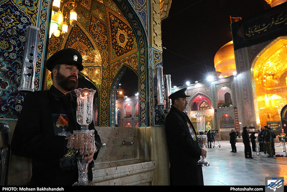 خطبه خوانی شب شهادت امام رضا (ع) / عکس: محسن بخشنده / شهرآرا