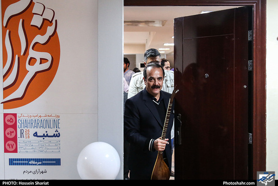 حضور کیوان ساکت در شهرآرا  / عکس: حسین شریعت / شهرآرا