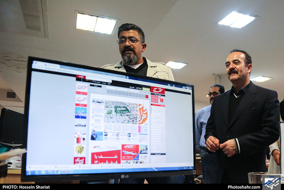 حضور کیوان ساکت در شهرآرا  / عکس: حسین شریعت / شهرآرا