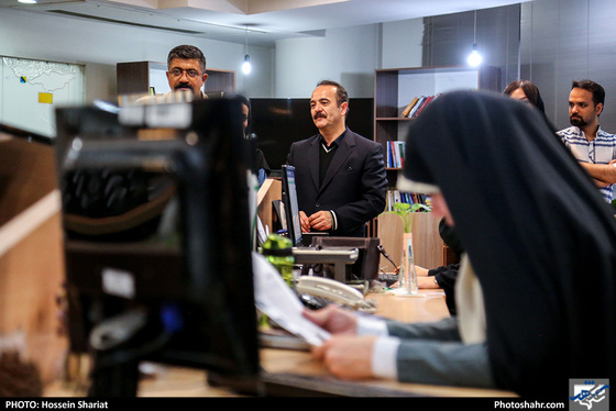 حضور کیوان ساکت در شهرآرا  / عکس: حسین شریعت / شهرآرا