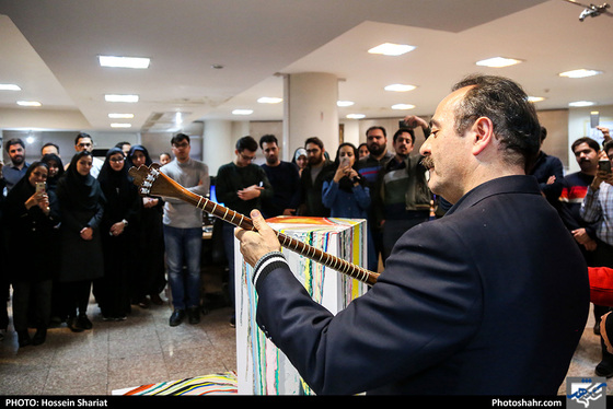 حضور کیوان ساکت در شهرآرا  / عکس: حسین شریعت / شهرآرا