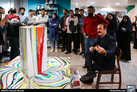 حضور کیوان ساکت در شهرآرا  / عکس: حسین شریعت / شهرآرا