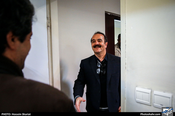 حضور کیوان ساکت در شهرآرا  / عکس: حسین شریعت / شهرآرا