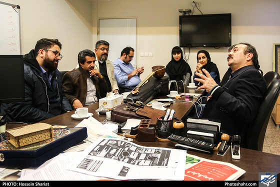 حضور کیوان ساکت در شهرآرا  / عکس: حسین شریعت / شهرآرا