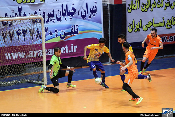 لیگ برتر فوتسال فرش آرا مشهد و مقاومت البرز / علی عبدالهی / شهرآرا