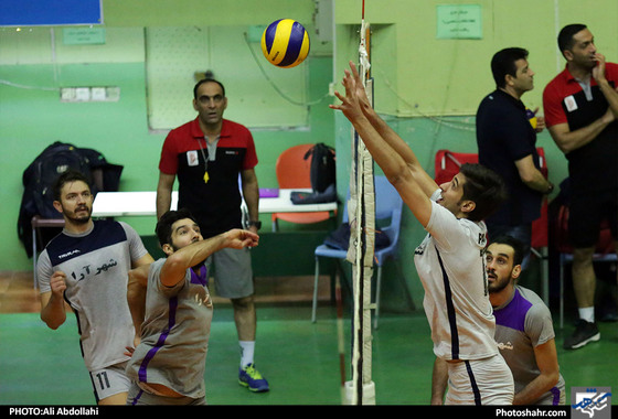 تمرین تیم والیبال پیام پیش از بازی با سایپا‎ / عکس: علی عبدالهی / شهرآرا