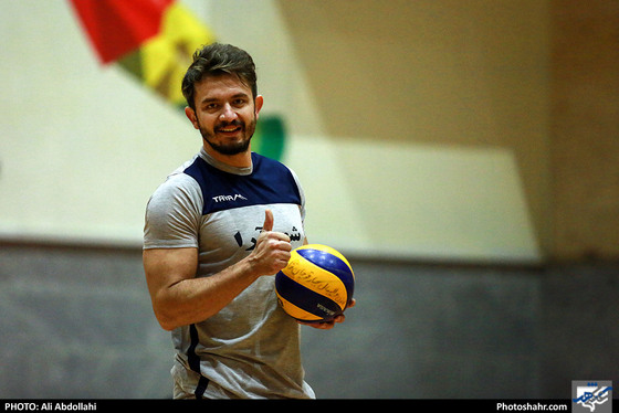  تمرین تیم والیبال پیام خراسان پیش از بازی با شهرداری گنبد