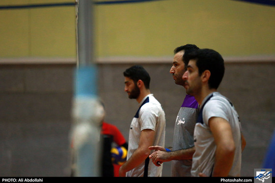  تمرین تیم والیبال پیام خراسان پیش از بازی با شهرداری گنبد