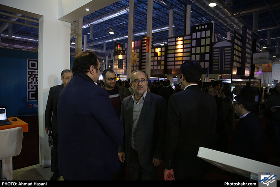 غرفه شهرآرا در نمایشگاه کامپیوتر و شهر هوشمند مشهد -   عکس : احمد حسنی / شهرآرا