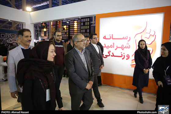 غرفه شهرآرا در نمایشگاه کامپیوتر و شهر هوشمند مشهد -   عکس : احمد حسنی / شهرآرا