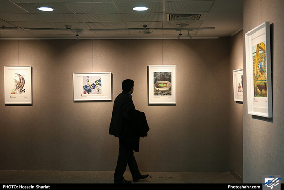 افتتاح نمایشگاه آثار دومین جشنواره بین المللی کارتون جامعه ایمن - عکس: حسین شریعت / شهرآرا
