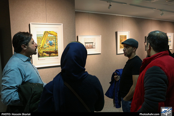 افتتاح نمایشگاه آثار دومین جشنواره بین المللی کارتون جامعه ایمن - عکس: حسین شریعت / شهرآرا