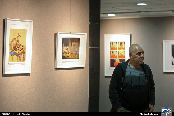 افتتاح نمایشگاه آثار دومین جشنواره بین المللی کارتون جامعه ایمن - عکس: حسین شریعت / شهرآرا