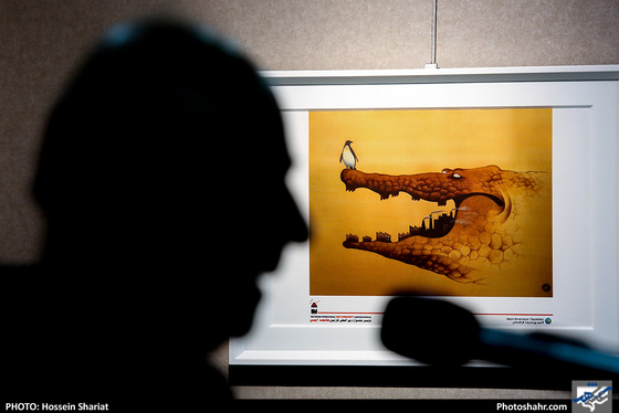 افتتاح نمایشگاه آثار دومین جشنواره بین المللی کارتون جامعه ایمن - عکس: حسین شریعت / شهرآرا