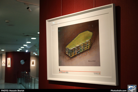 افتتاح نمایشگاه آثار دومین جشنواره بین المللی کارتون جامعه ایمن - عکس: حسین شریعت / شهرآرا