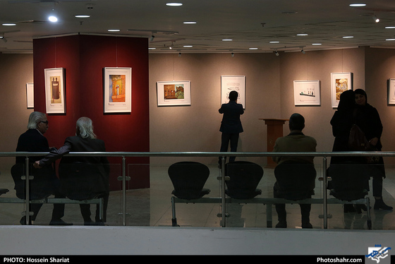 افتتاح نمایشگاه آثار دومین جشنواره بین المللی کارتون جامعه ایمن - عکس: حسین شریعت / شهرآرا