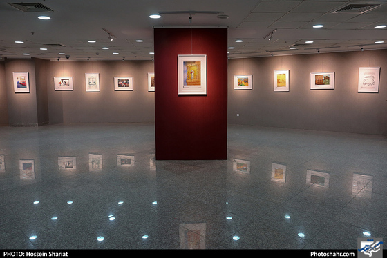 افتتاح نمایشگاه آثار دومین جشنواره بین المللی کارتون جامعه ایمن - عکس: حسین شریعت / شهرآرا