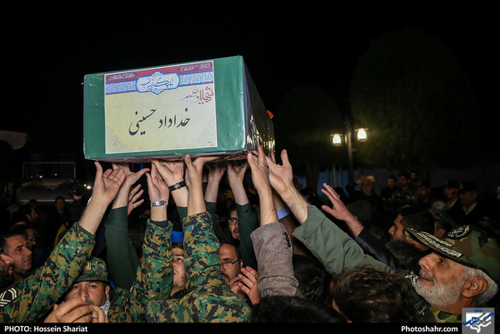 استقبال از پیکر مطهر شهیدان دفاع مقدس و مدافع حرم - عکاس: حسین شریعت / شهرآرا